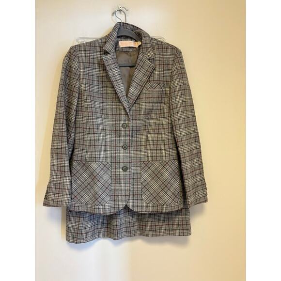 Pendleton 100% Wool Vintage Blazer and Skirt 8 - Picture 1 of 9